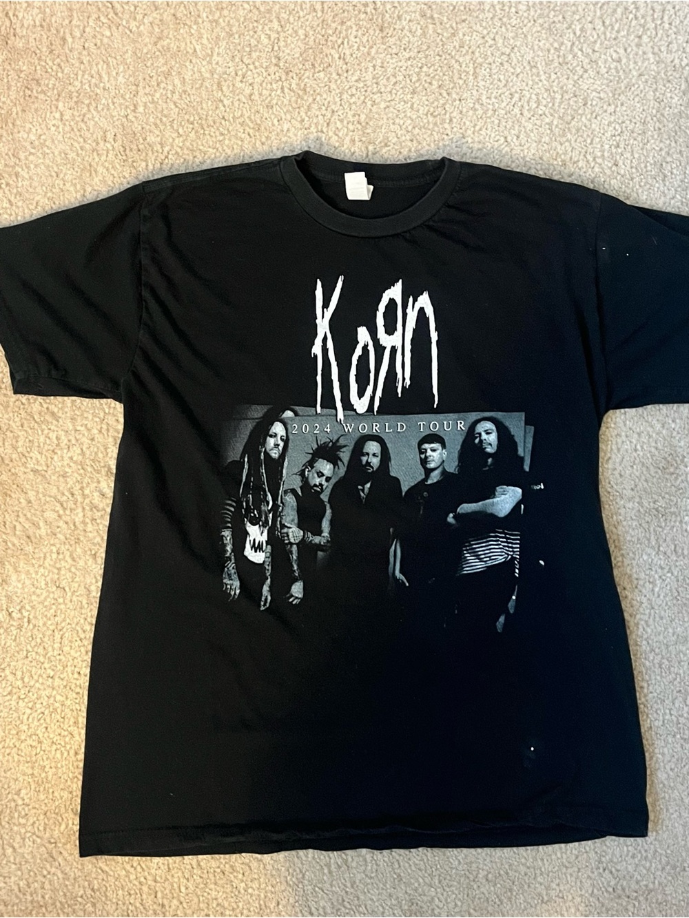 Korn 2024 World Tour Gojira Spiritbox Men’s Large Tshirt